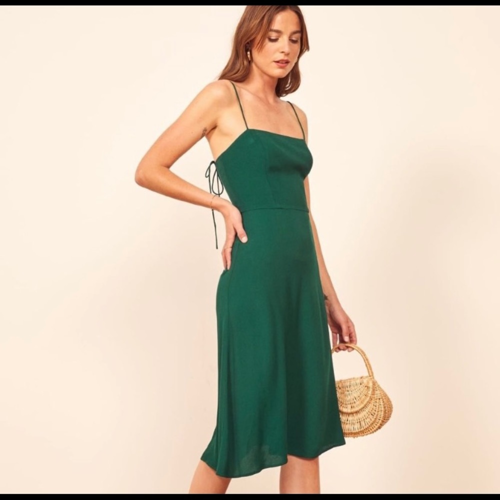 Reformation Peach Dress
